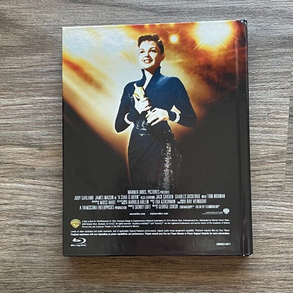 A Star Is Born (1954) BlueRay DVD & Book  (2 Discs)  $25 - Picture 2 of 6